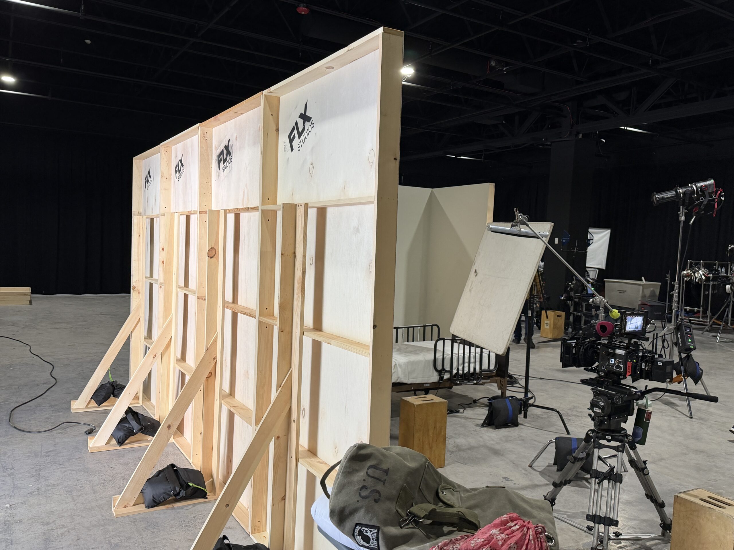 Studio A - Set Build With Flats