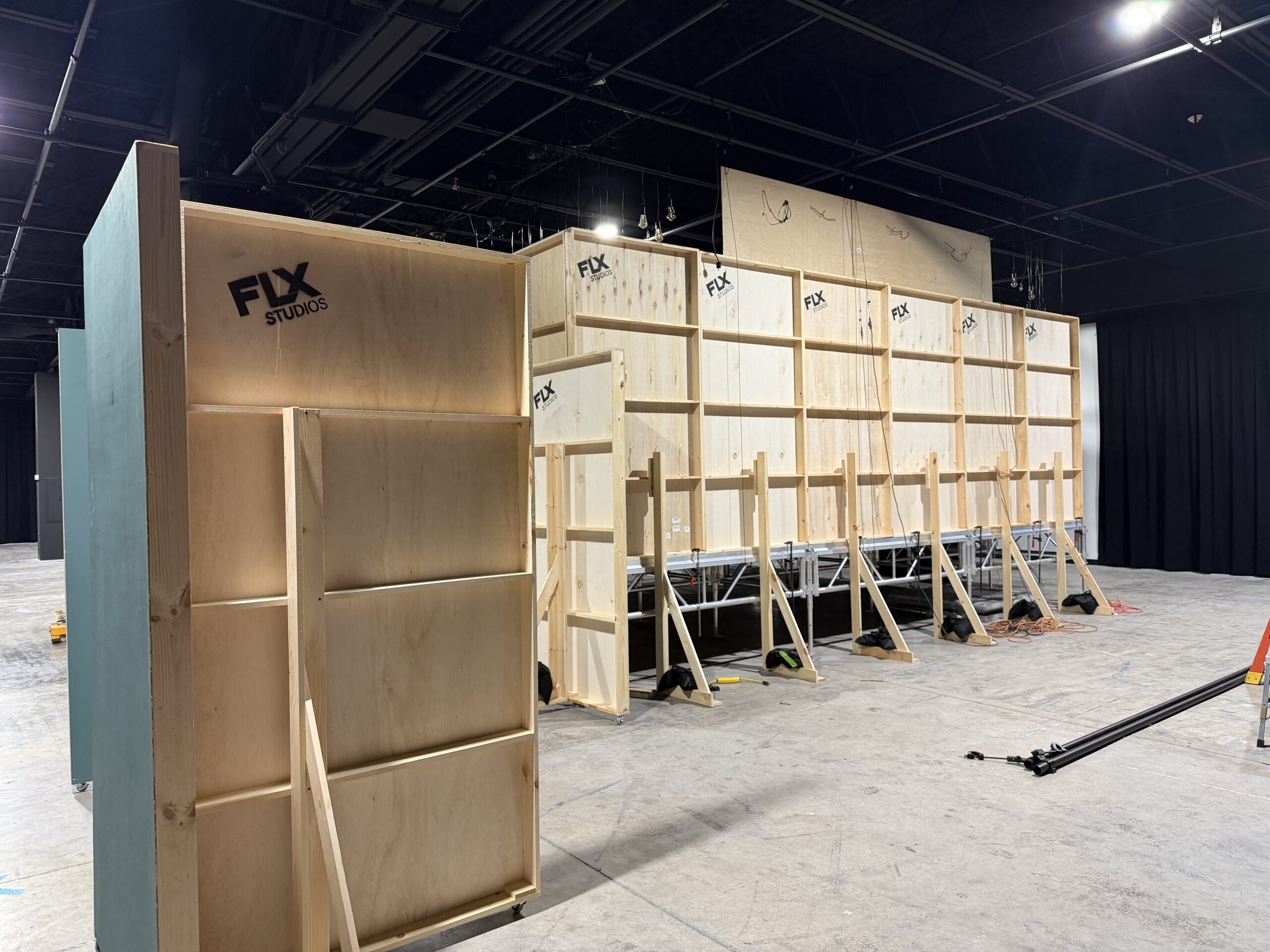 FLX Studios BTS Set Build